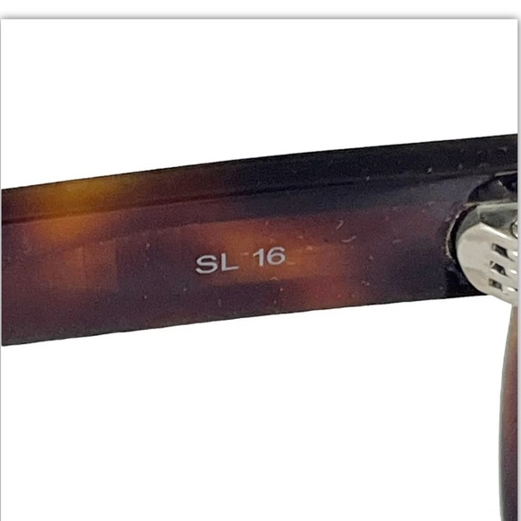 SAINT LAURENT Women's Brown Tortoise Shell Oversize Sunglasses - Picture 6 of 11